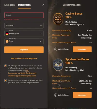 Sol Registration